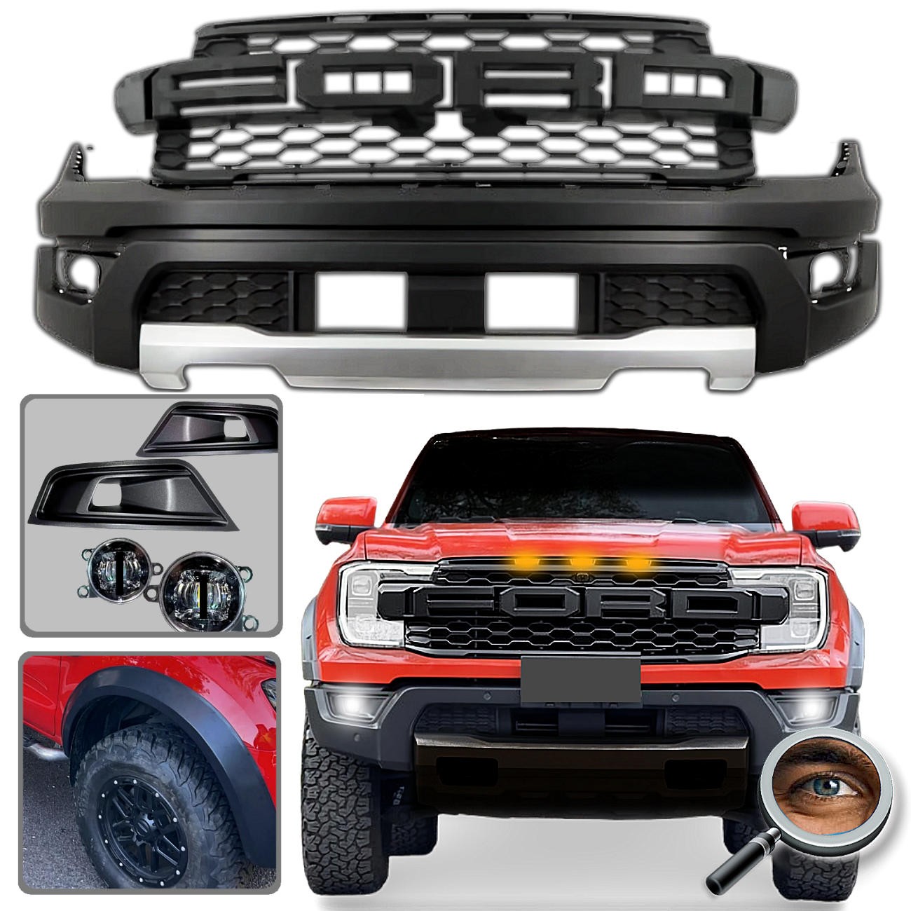 Body Kit RAPTOR XLS XLT LTD
2023 - 2026